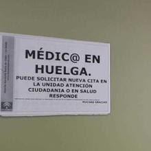 Más del 75% de los médicos de Atención Primaria secundan la huelga en Cádiz