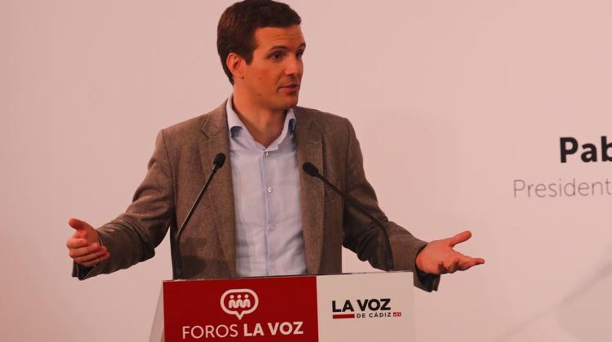 Pablo Casado: «Hay que reivindicar un cambio en Andalucía que solo garantizará el PP»