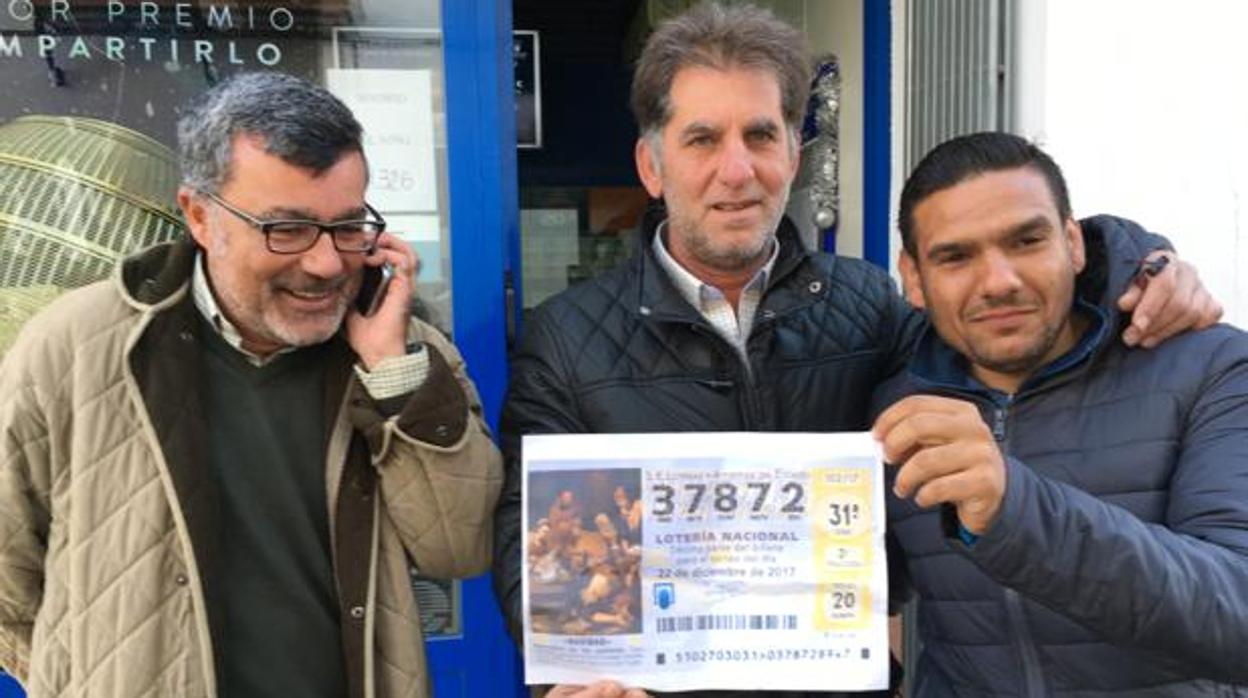 Agraciados en Lebrija con un quinto premio en el sorteo de 2017