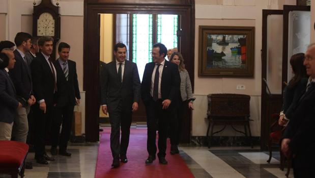 Moreno promete lealtad a Cádiz