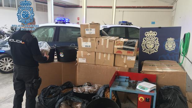 A prisión tres personas detenidas tras la incautación de 530 kilos de tabaco de contrabando en Écija