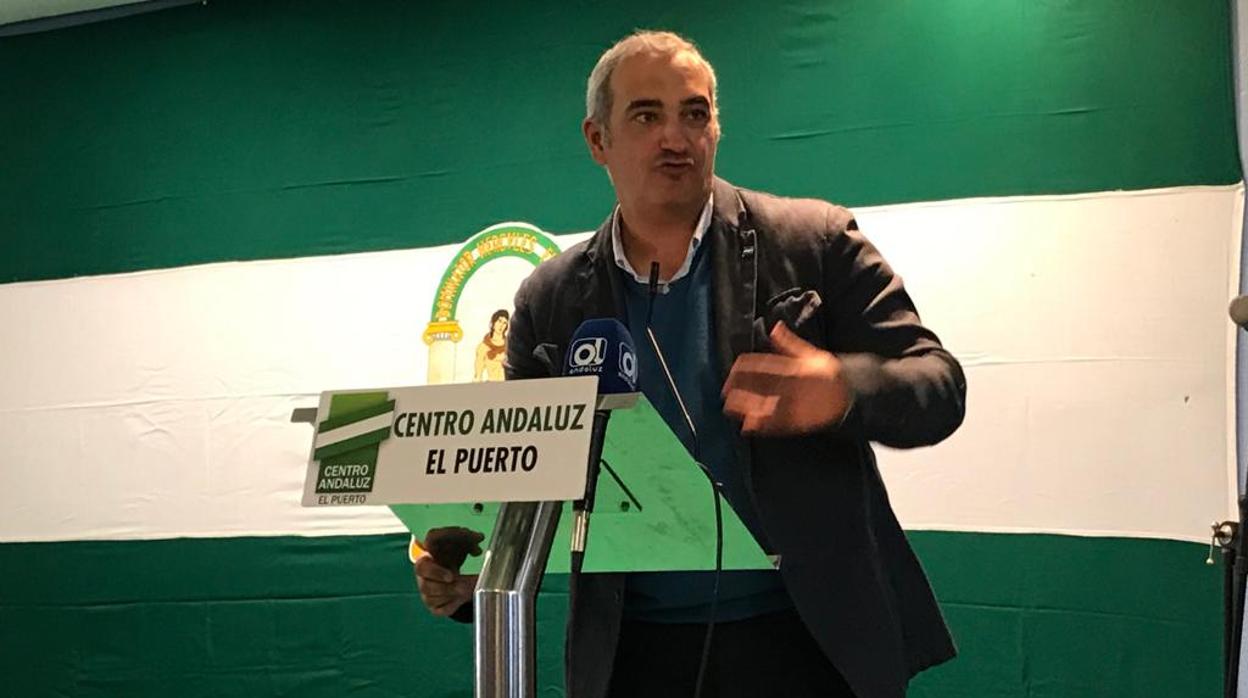 El candidato a la Alcaldía de El Puerto, Antonio Jesús Ruiz