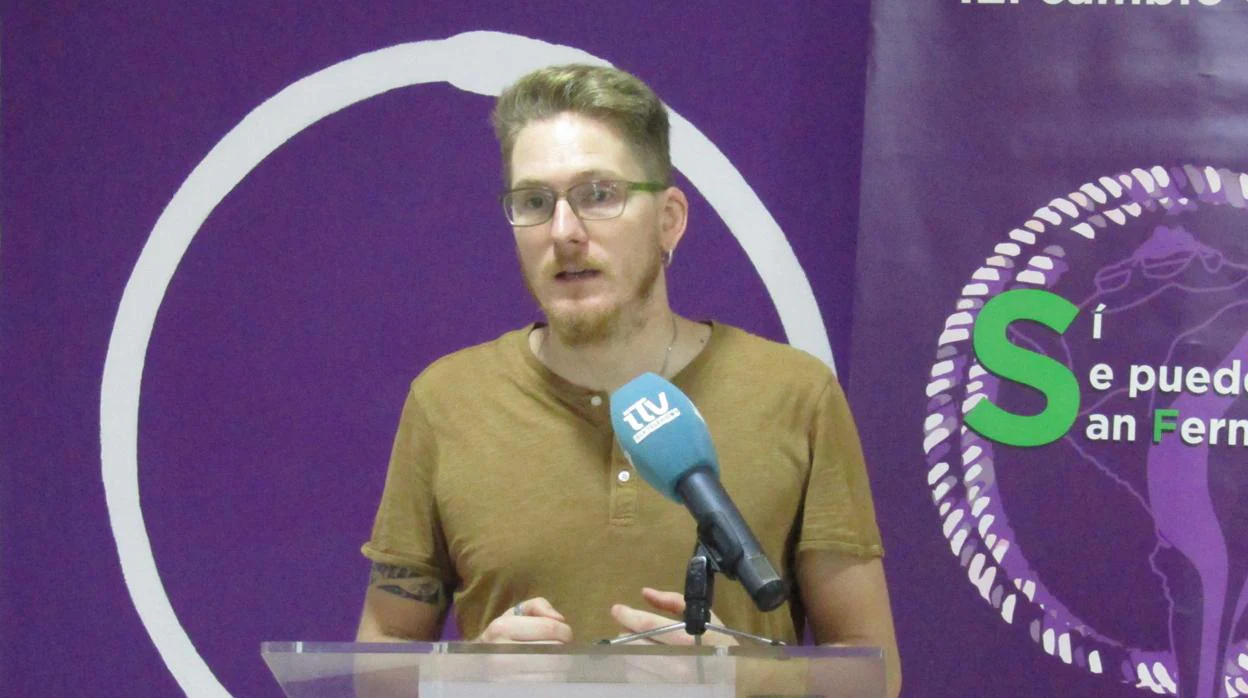 Ernesto Díaz candidato a la Alcaldía de Podemos.
