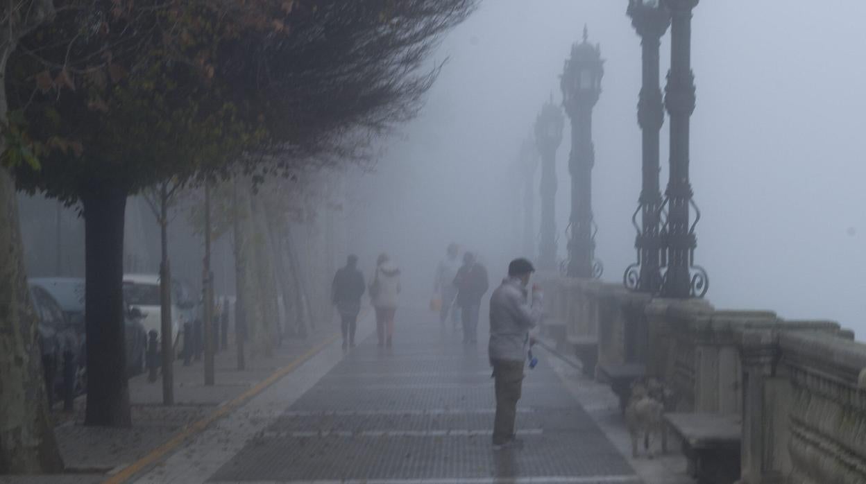 Niebla en Cádiz