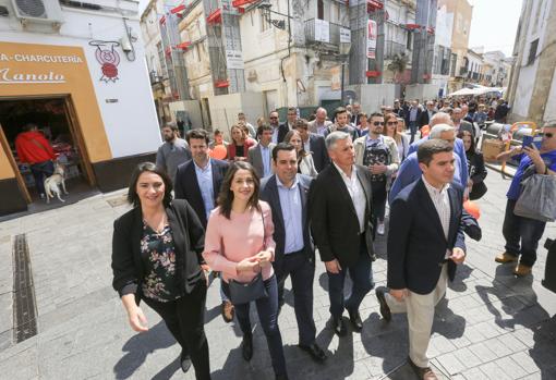 Arrimadas, de Ciudadanos, estuvo en El Puerto el 22 de abril