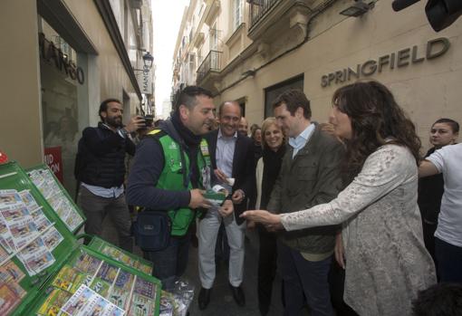 Casado, del PP, estuvo en Cádiz el 26 de marzo