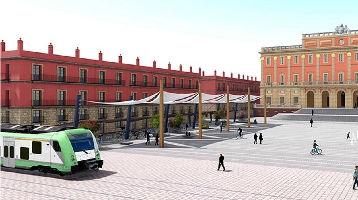El Ayuntamiento avanza en la remodelación de la plaza del Rey