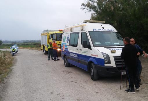 La actuación de los bomberos y urgencias sanitarias.