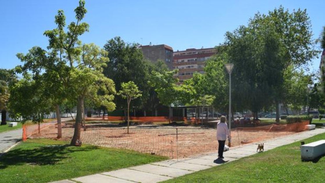 ona en la que se ubicará el parque infantil.