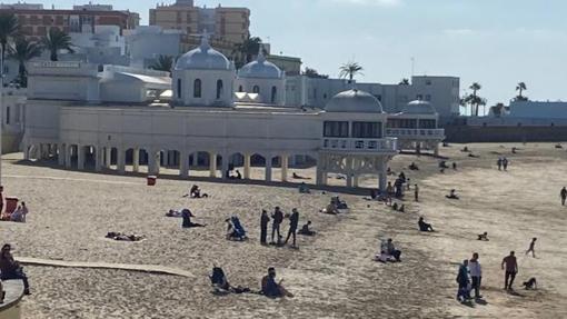 Playa de la Caleta en Cádiz