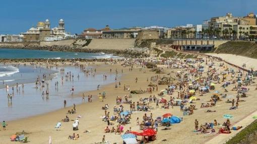 Playa de Santa María del Mar en Cádiz