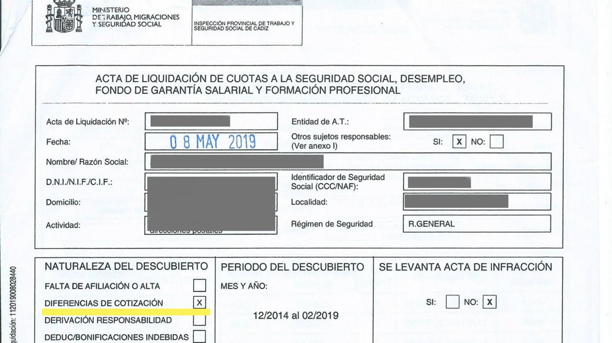 La Inspección sanciona con casi 300.000 euros a la Diputación de Cádiz por cesión ilegal de mano de obra