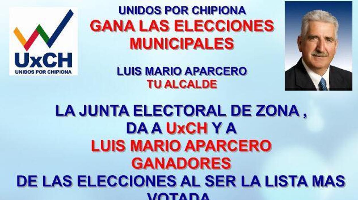 Un error en el recuento de votos cambia al ganador de las elecciones en Chipiona