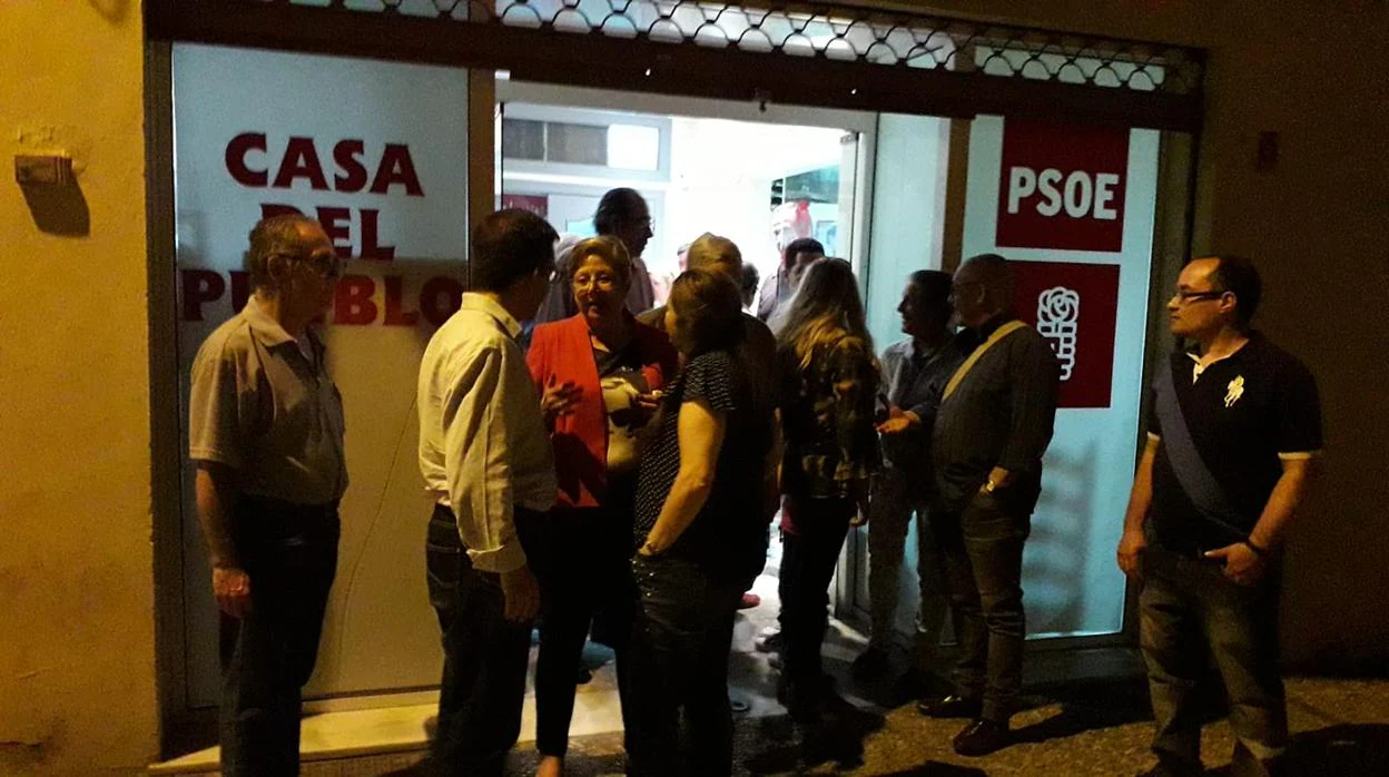 Imagen de la sede del PSOE en La Línea.
