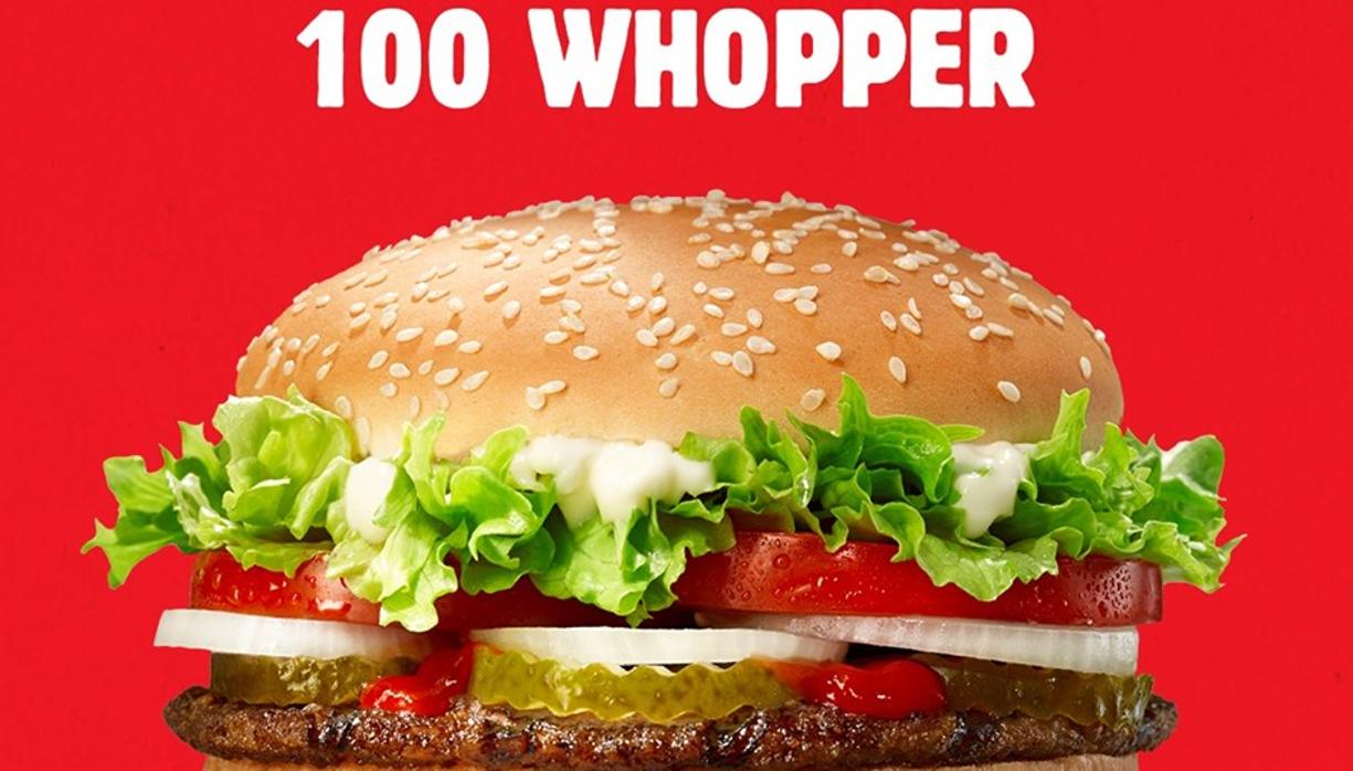 Publicidad en el facebook de Burger King