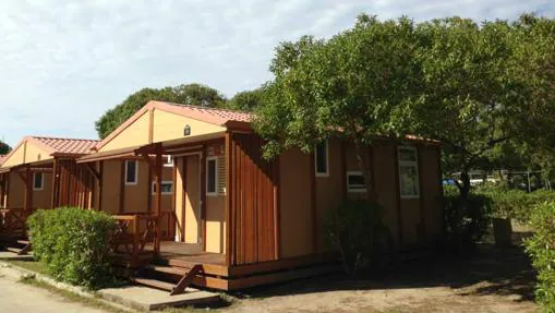Los bungalows del camping Aguadulce.