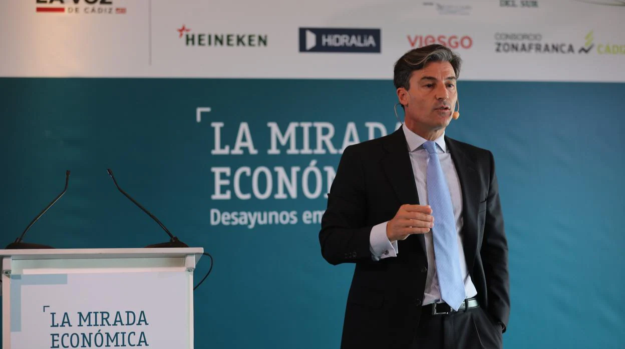 Federico Linares, durante su conferencia en La Mirada Económica de LA VOZ el pasado año