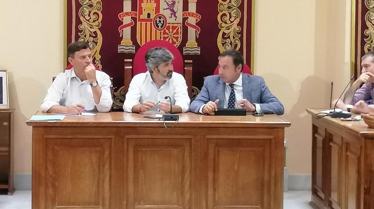 Reunión de la Junta Local de Seguridad del Ayuntamiento de Coria del Río, celebrada este miércoles