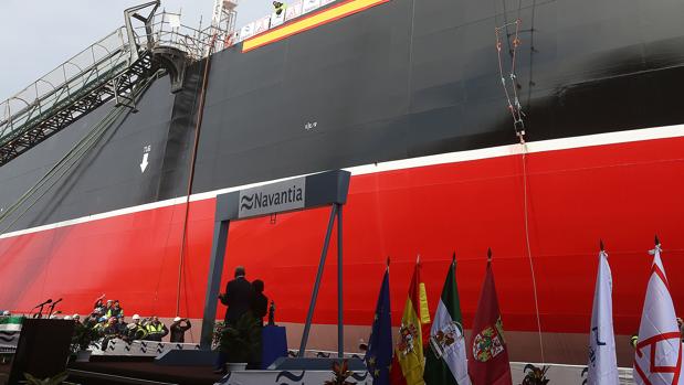 La entrega del 'Monte Ulía' deja a Navantia huérfana de petroleros