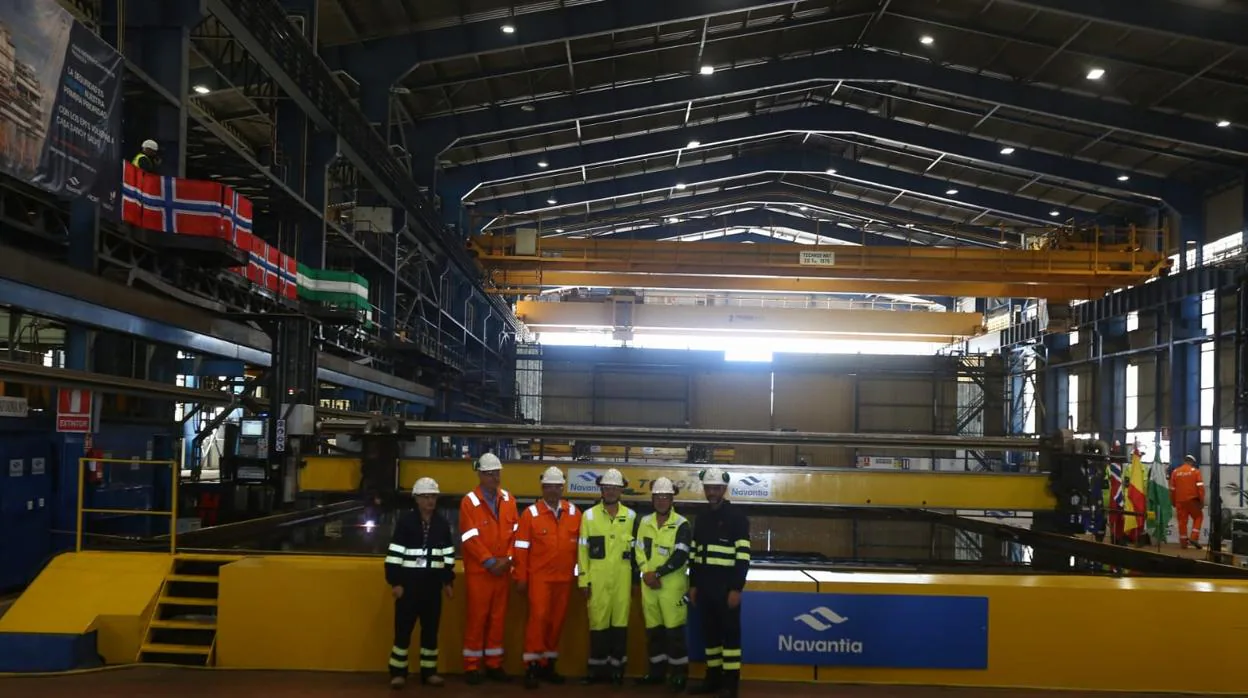Las obras offshore permiten a Navantia Puerto Real año y medio más de carga de trabajo
