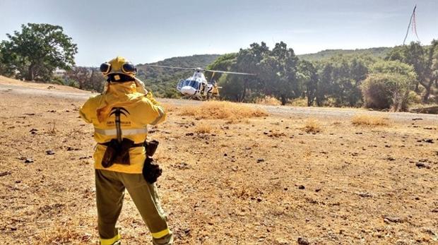 Declarado un incendio forestal en Zahara de la Sierra