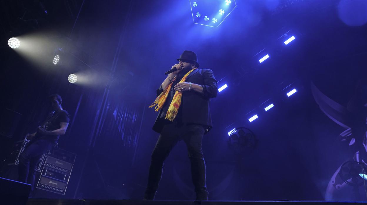 Kutxi Romero durante el concierto de Marea en el 'No Sin Música'