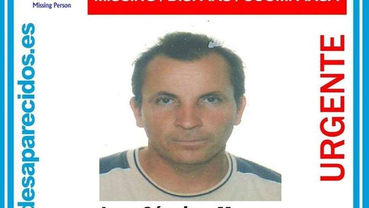 Juan Sánchez Moreno se encuentra desaparecido desde el pasado 8 de agosto en Utrera