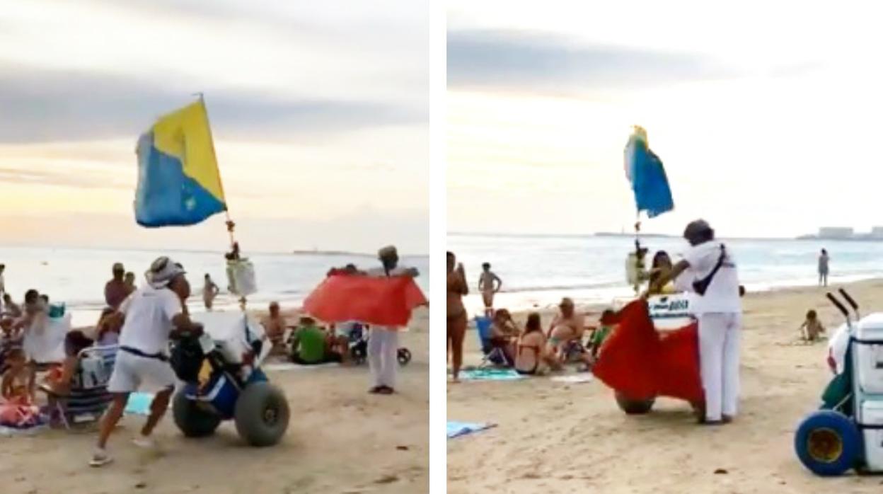 Los lateros de Cádiz, toreros en la playa