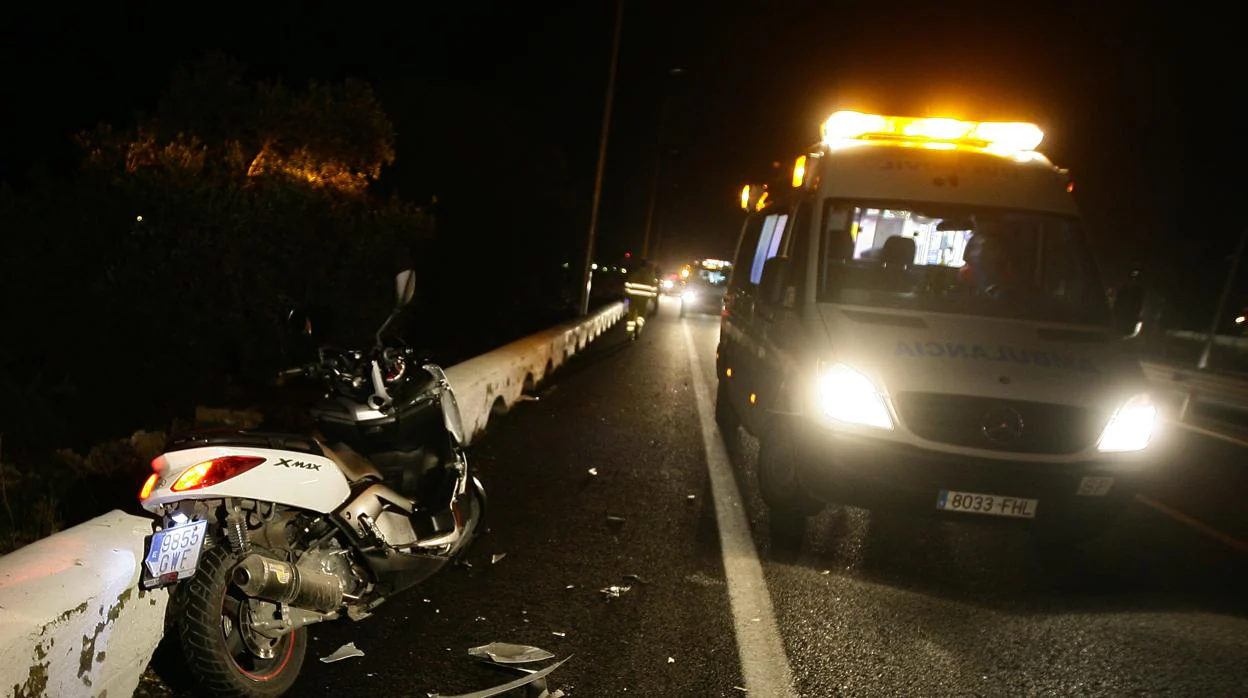 Uno de cada tres fallecidos por accidente de tráfico en Cádiz son motoristas