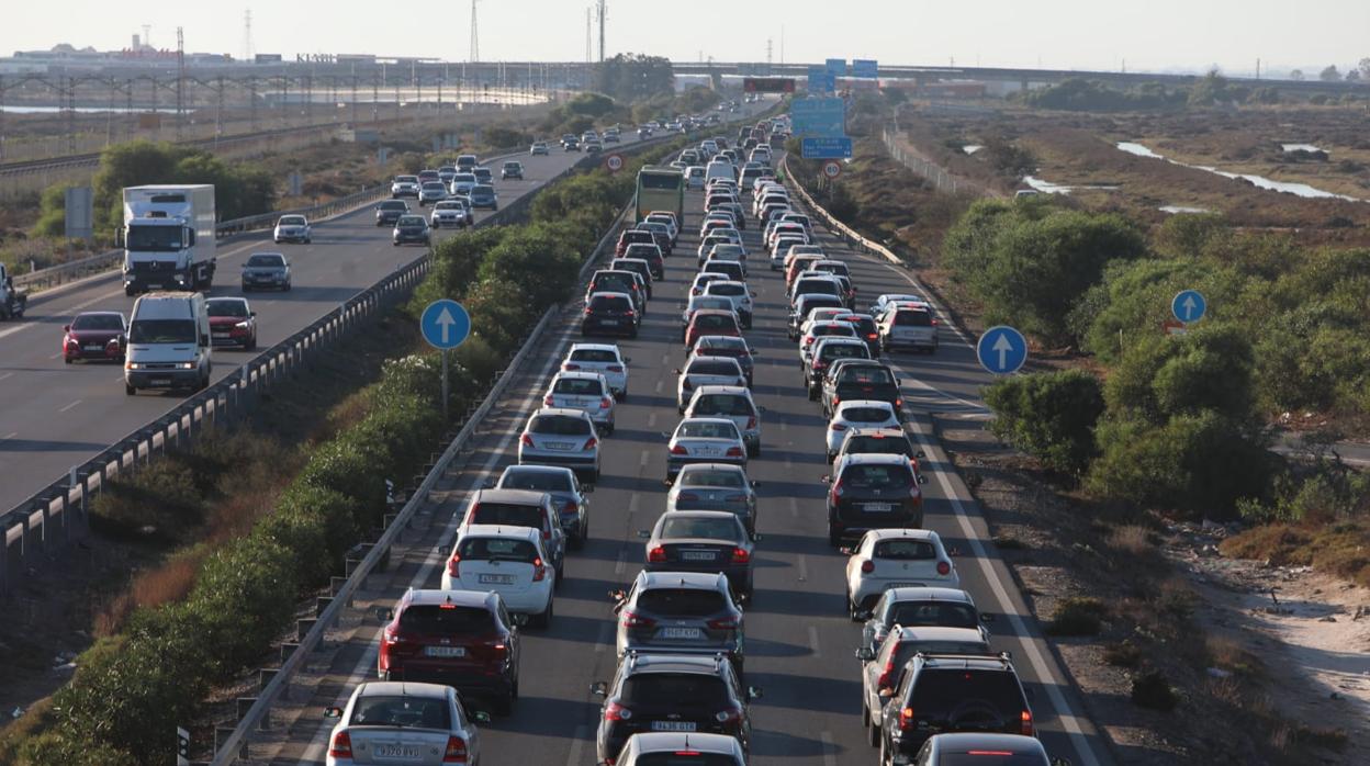 Atascos en Tres Caminos