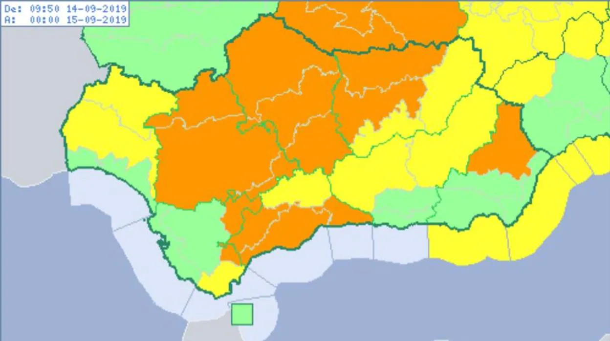El tiempo en Cádiz: Aviso naranja por lluvias