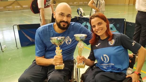 Dos carmonenses se proclaman campeones de Andalucía en tenis de mesa adaptado