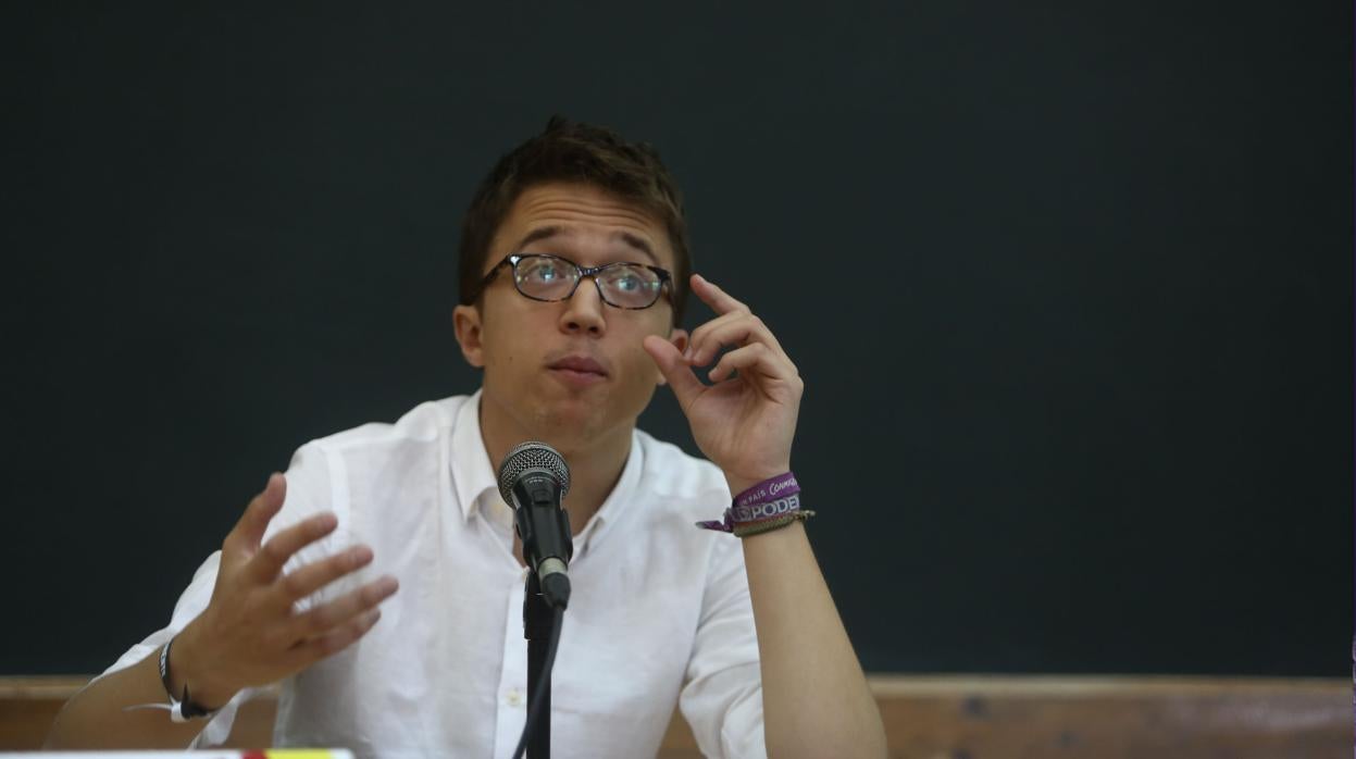 Íñigo Errejón durante su intervención en la Universidad de Verano de Podemos, que se celebró en 2017 en Cádiz.