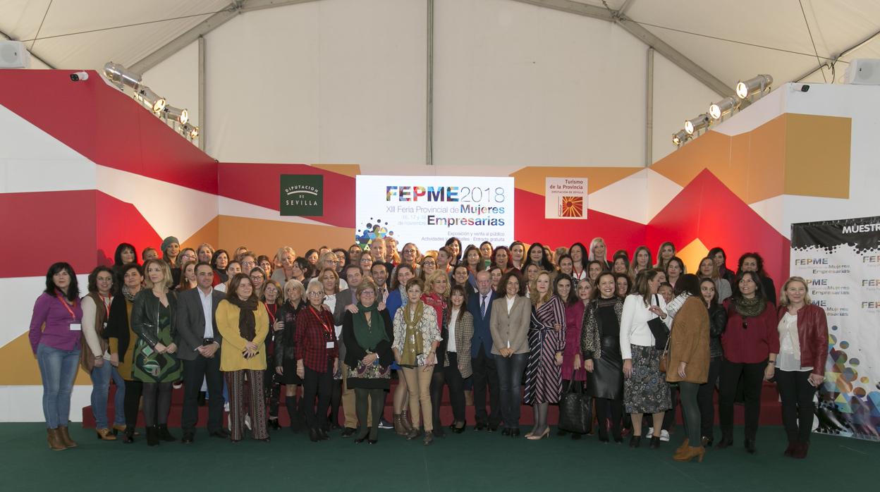 Imagen de archivo de la celebración de la Feria Provincial de Mujeres Empresarias 2018