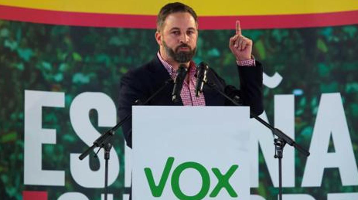 Santiago Abascal, líder de VOX