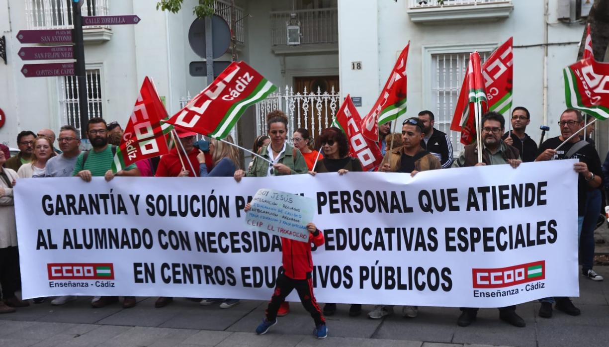 Manifestación de educación