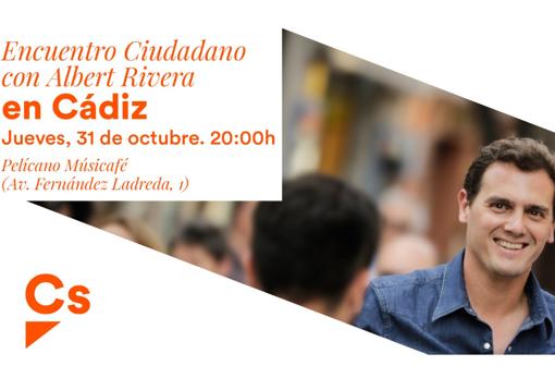 Albert Rivera abre campaña electoral hoy en el café Pelícano, en Cádiz