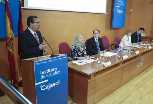 Antonio Pulido durante su discurso de inauguración del nuevo curso académico