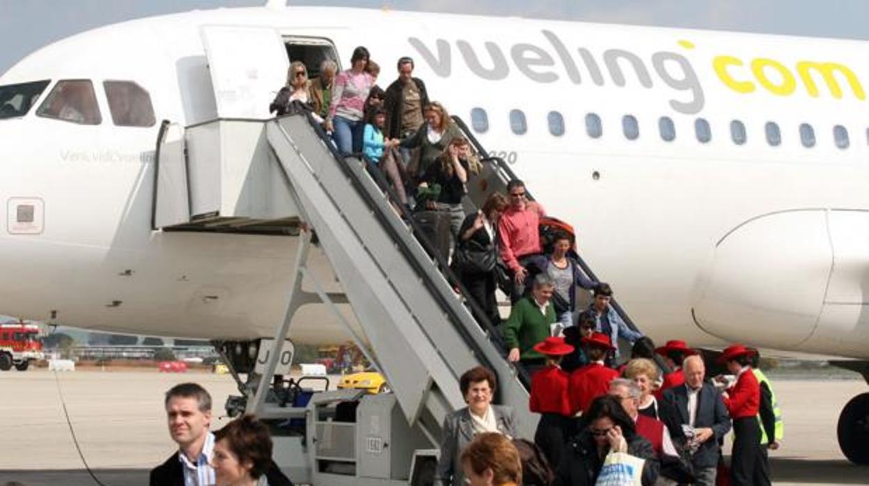 Llegada al aeropuerto de Jerez.