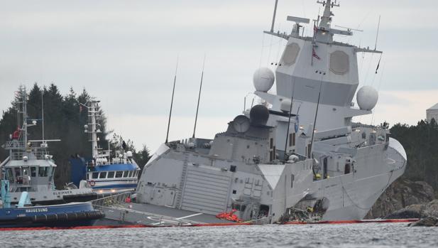 Noruega exhime a Navantia de responsabilidad en el accidente de la fragata Helge Ingstad