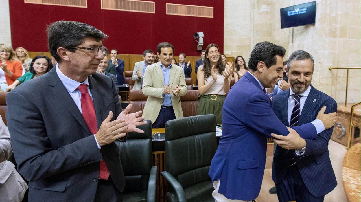 Juan Marín aboga en Jerez por que Ciudadanos recupere «el centro político»