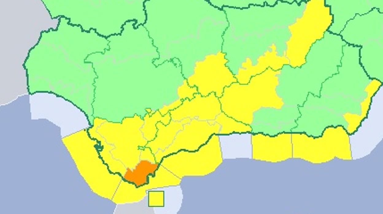 Fin de semana de temporal en Cádiz y alerta naranja este viernes en el Estrecho