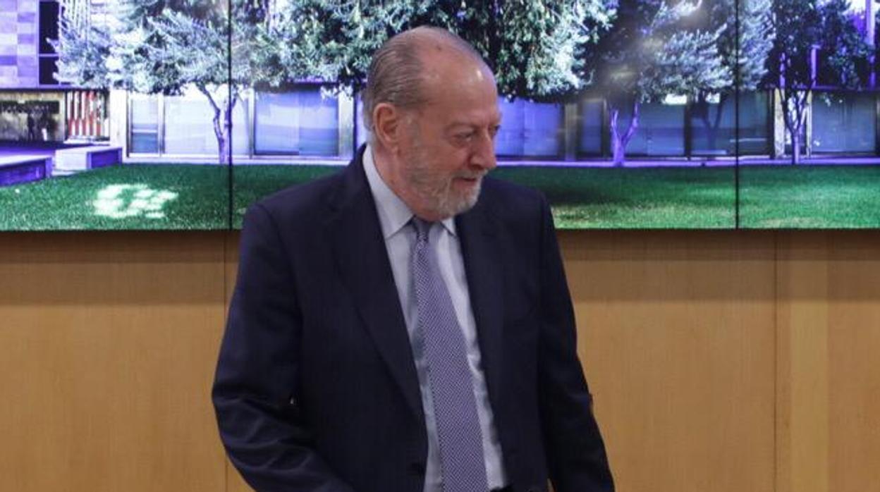 El presidente Villalobos en la sesión plenaria donde se ha aprobrado el Presupuesto de 2020