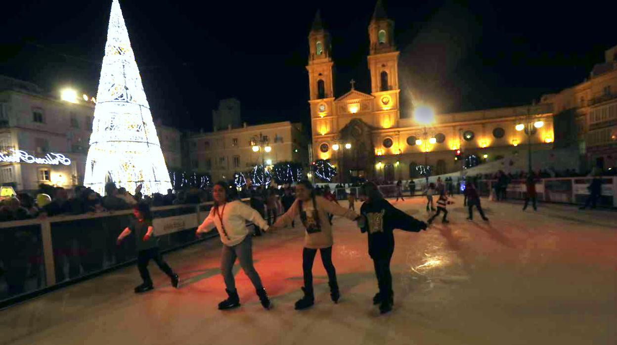 Pista de hielo en San Antonio