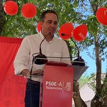 El alcalde Antonio Suárez (PSOE)