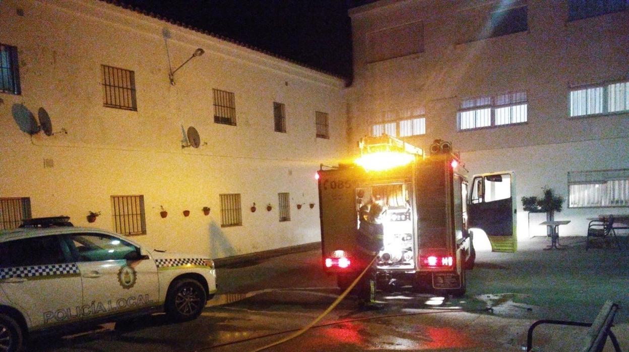 Un incendio en &#039;el Santísimo&#039; de Medina obliga a evacuar de madrugada a 16 abuelos