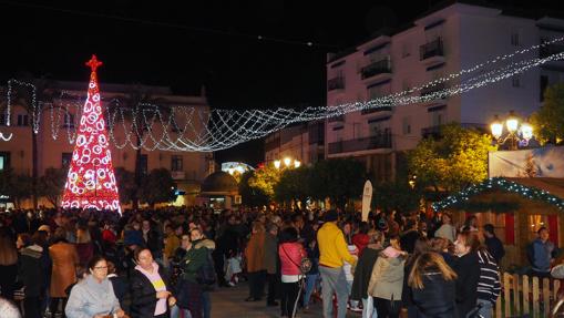 Alumbrado navideño en Lebrija