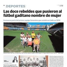 El reportaje publicado en La Voz de Cádiz.