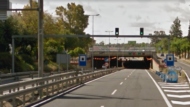 Cierran cuatro horas el túnel de San Juan a Coria del Río durante la madrugada del jueves por un simulacro