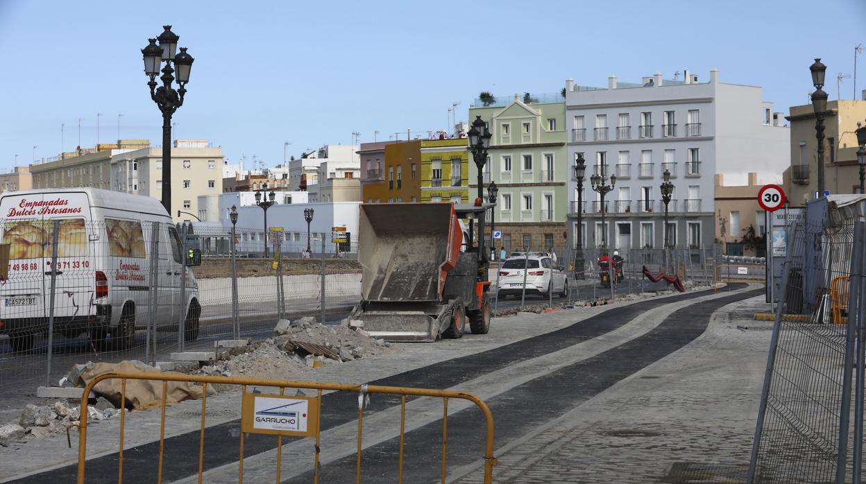 Obras en el Campo del Sur.